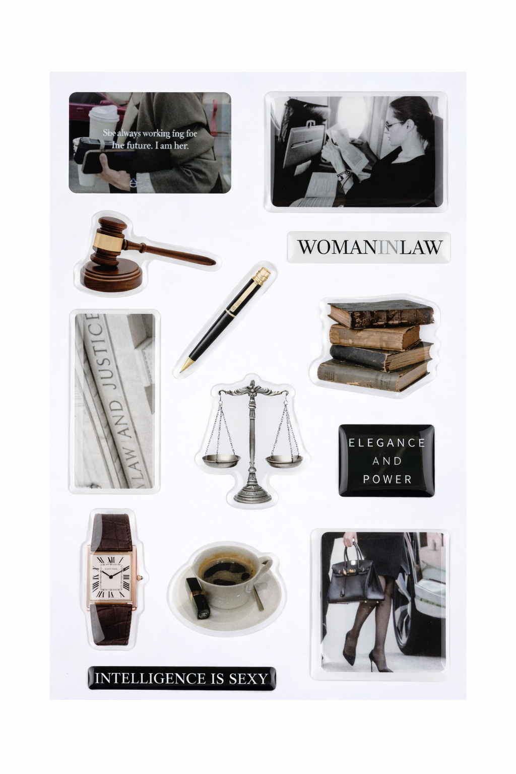 25-Law & Grace Sticker Set
