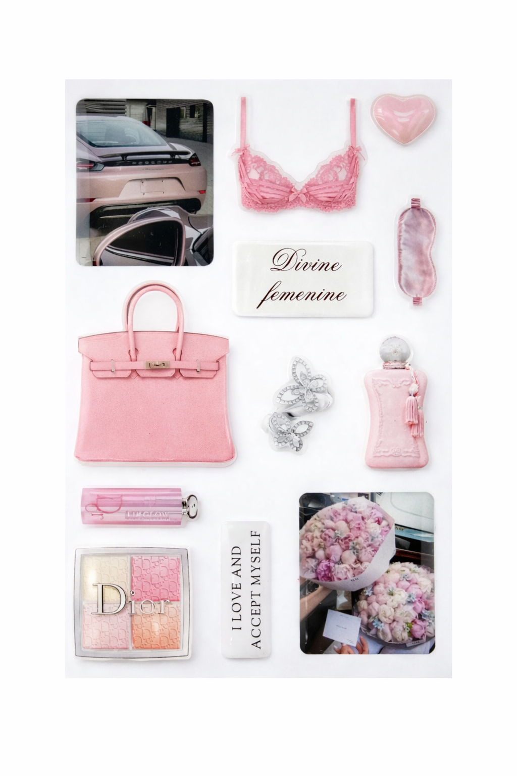 Lucky Girl Sticker Set