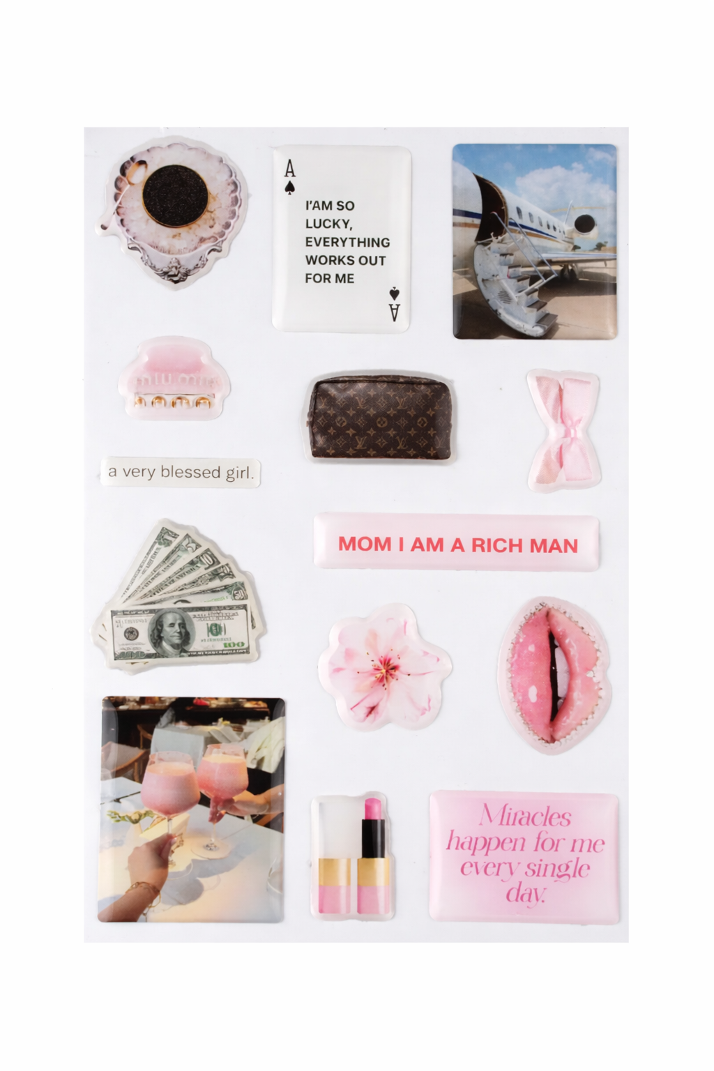 14_Lucky Girl Sticker Set