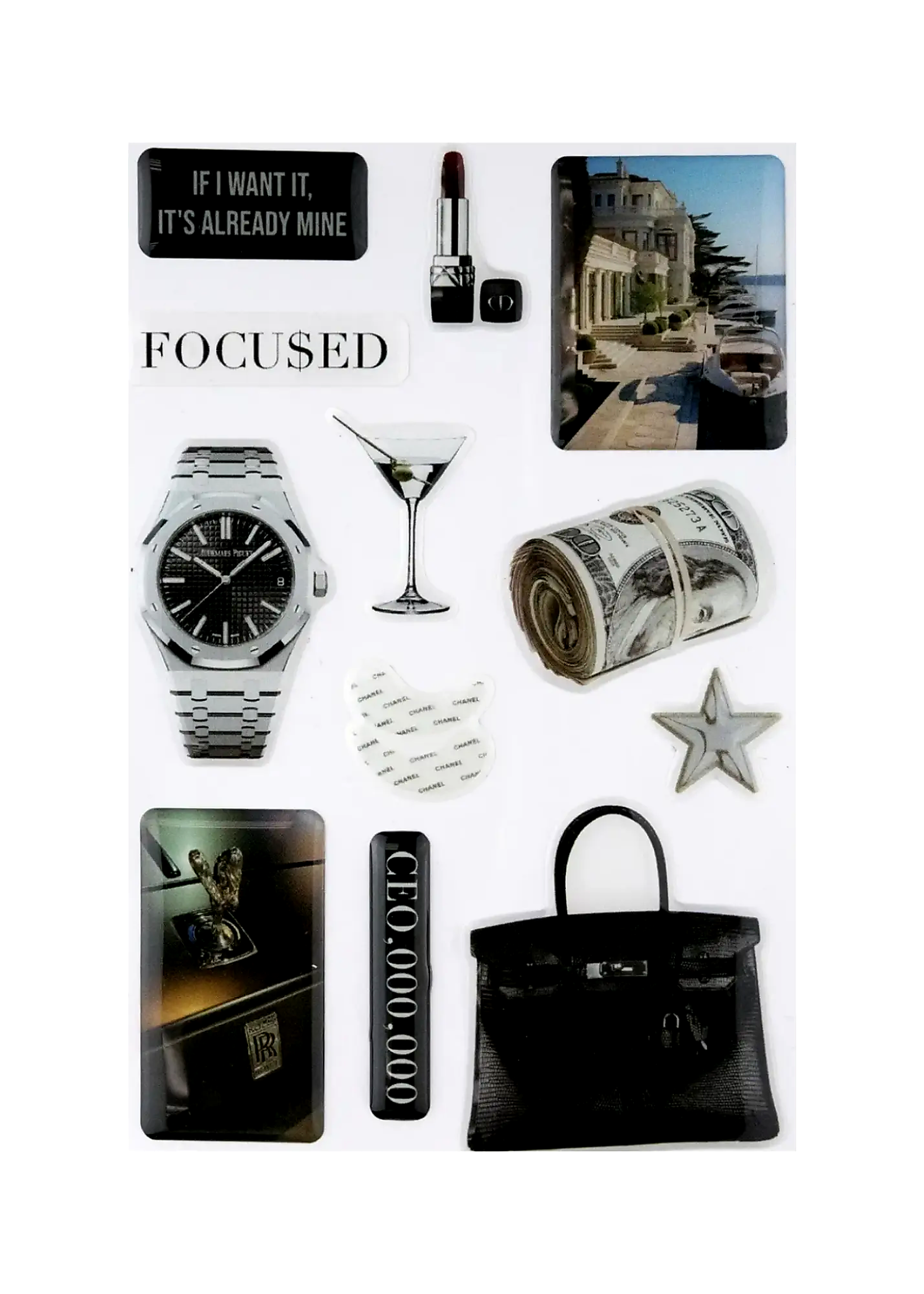 25-Boss Energy Sticker Set