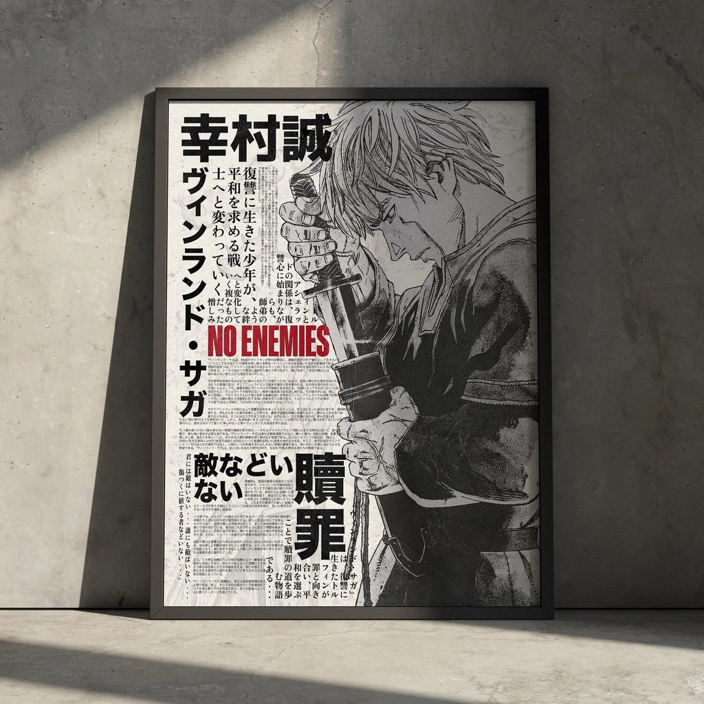 Vinland Saga Thorfinn Anime Art Poster